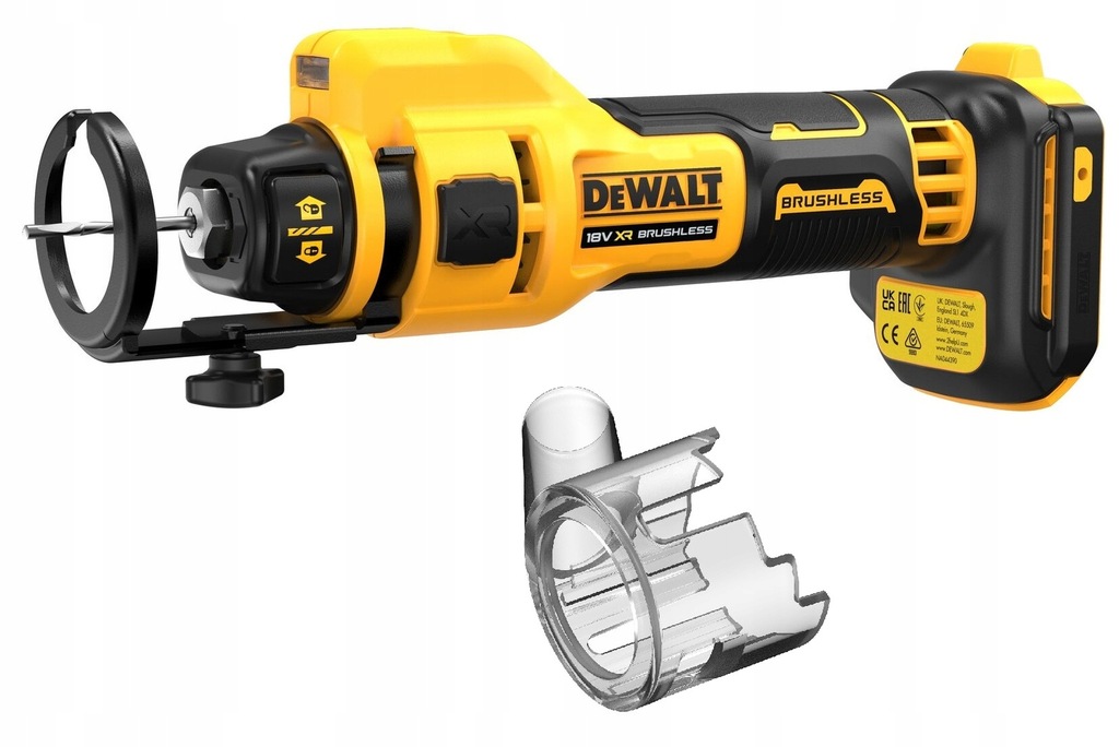 Frézka na sadrokartónové dosky DeWALT DCE555N 18V XR